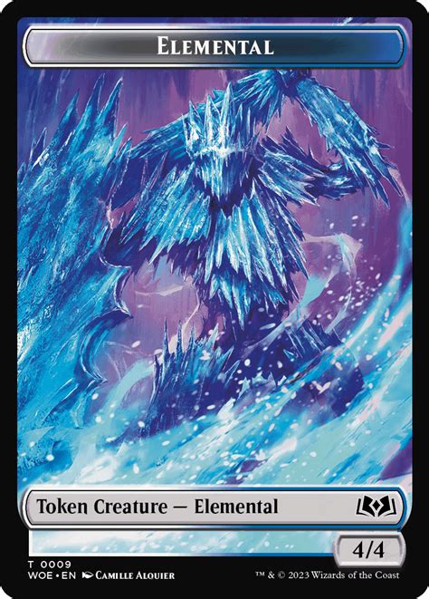 4 4 elemental token|ELEMENTAL TOKEN: 4/4 BLUE — Aaron Miller Illustration.